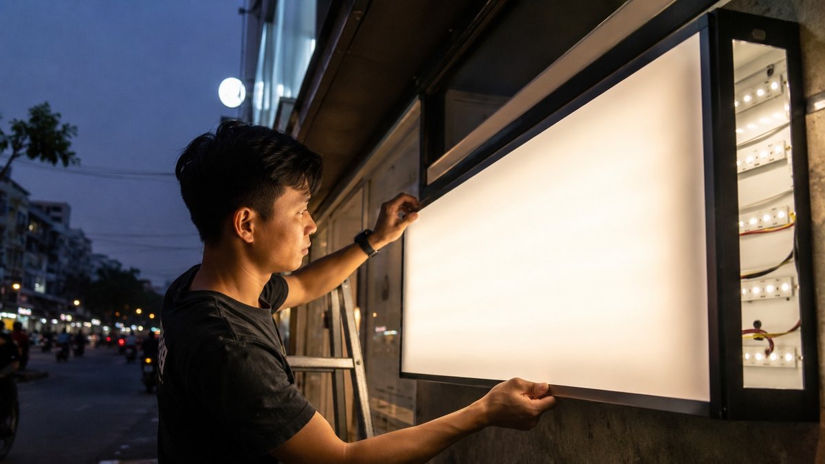 Khoảng cách giữa các module LED