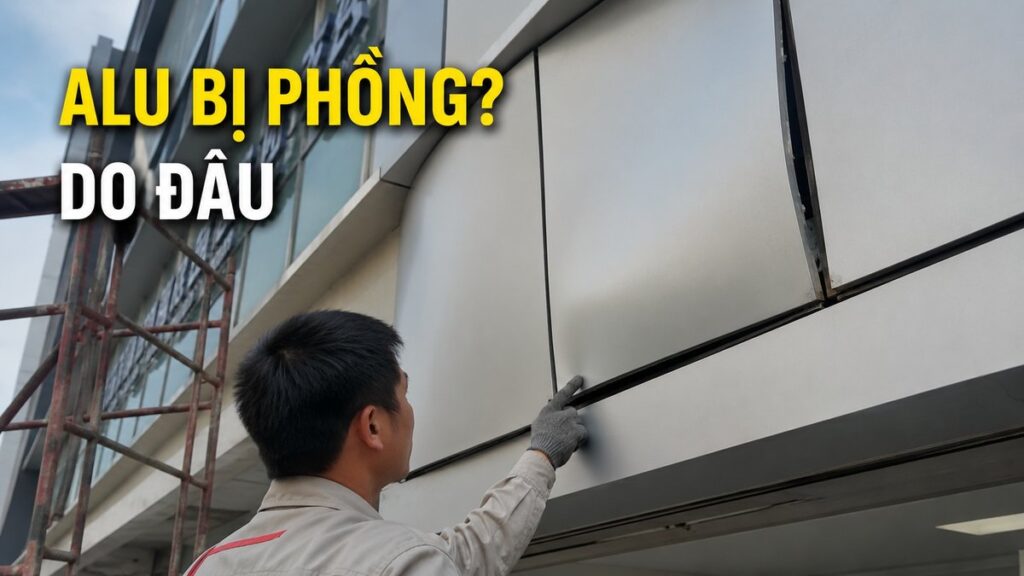 mặt dựng alu bị phồng
