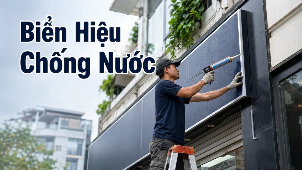 biển quảng cáo chống nước