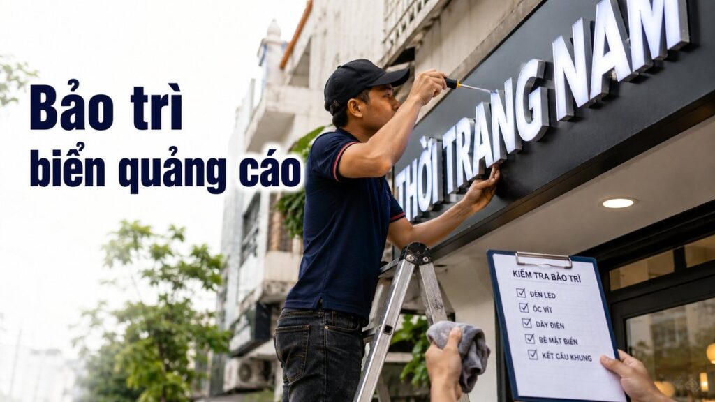 bảo trì biển quảng cáo