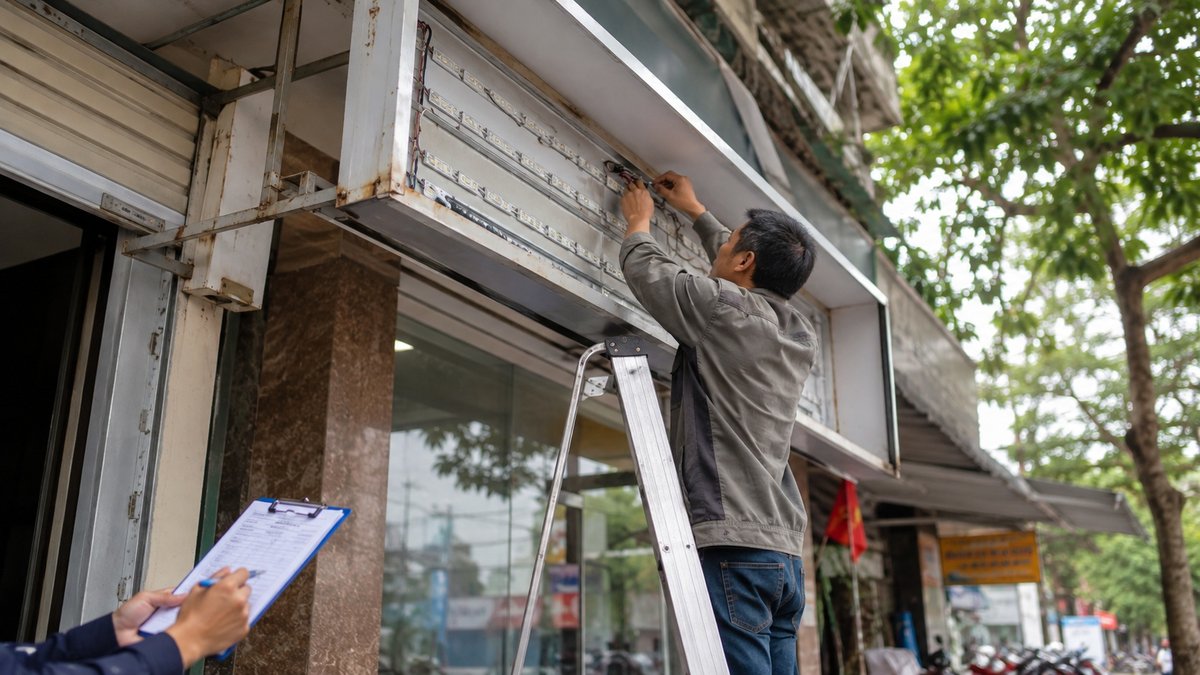 bảo trì biển quảng cáo