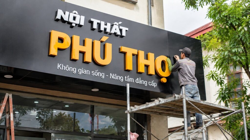 làm biển quảng cáo tại Phú Thọ